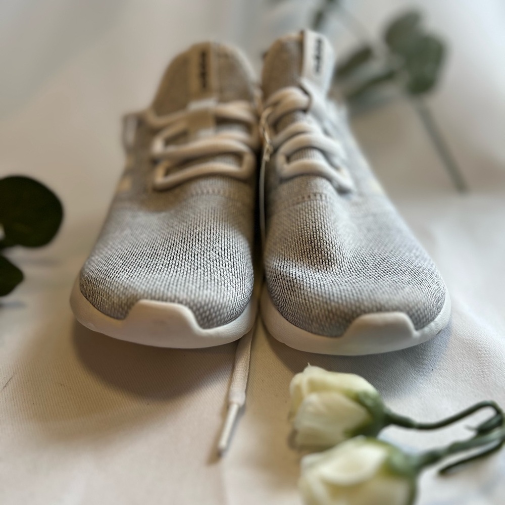 Gray Knit Sneakers